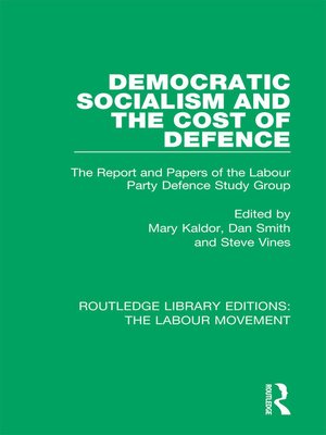 cover image of Democratic Socialism and the Cost of Defence